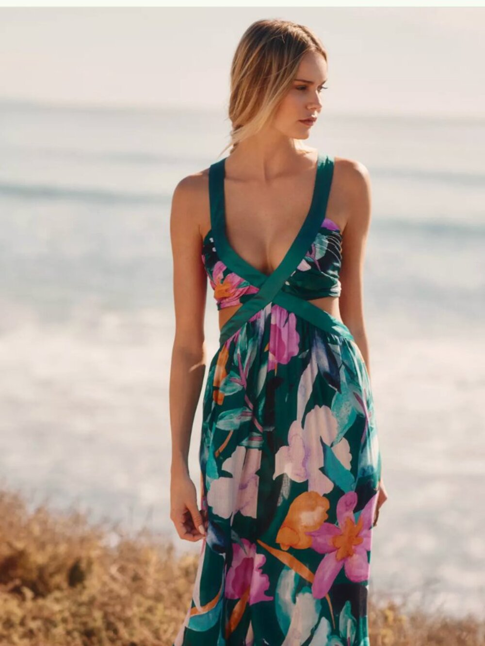 Anthropologie Brinley V-Neck Jumpsuit